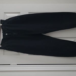 Zara Paper Bag Carrot Leg Ankle Jeans